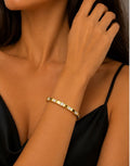 Golden Prism Crystal Bangle