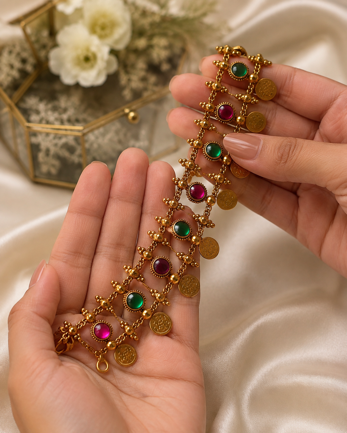 Traditional Stone & Coin Necklaces