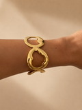 Golden Infinity Loop Bracelet