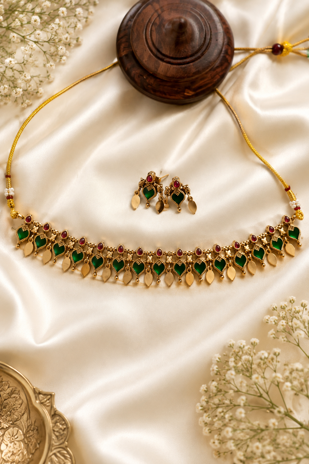 Traditional Attigai Choker Necklace