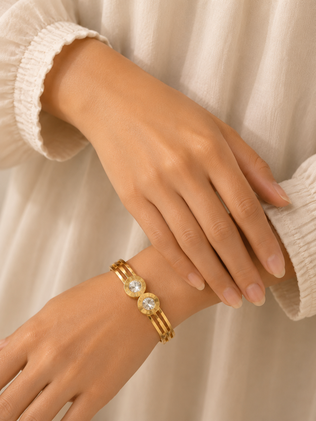 Celestial Crystal Bangle