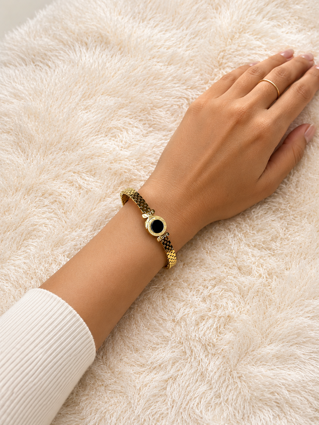 Love Black Stone Bracelet