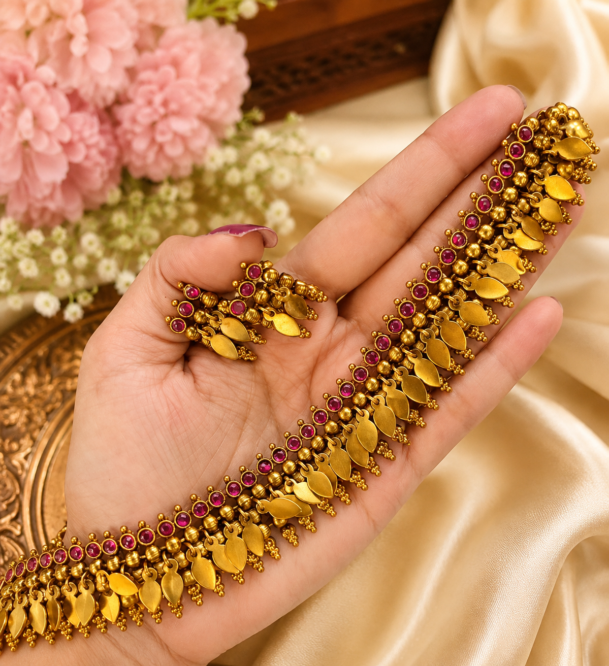 Elakkathali Choker Set