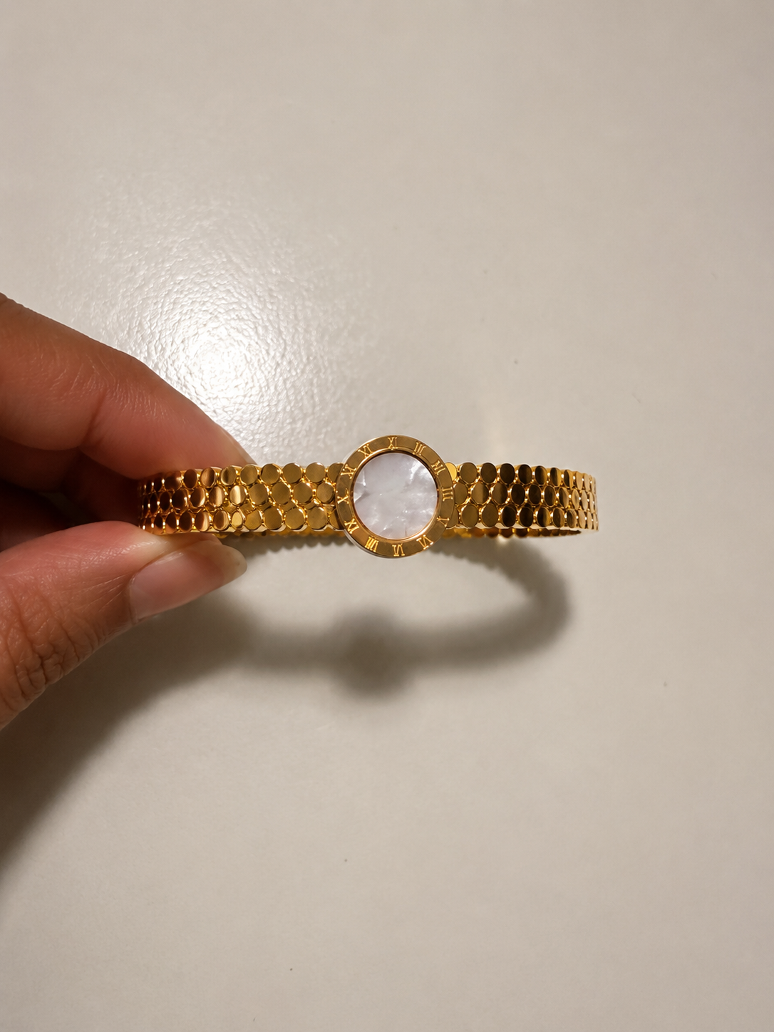 Luna Roman Gold Bracelet