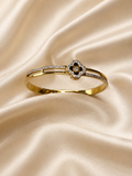 Crystal Clover Elegance Bangle