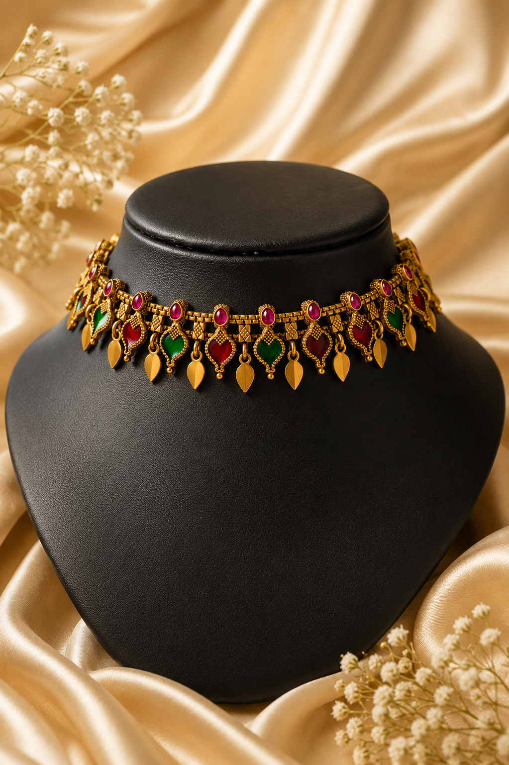 Traditional Attigai Choker Necklace