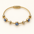 Evil Eye Cable Bracelet