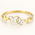 Butterfly Gold Bangle