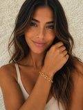 Golden Harmony Link Bracelet
