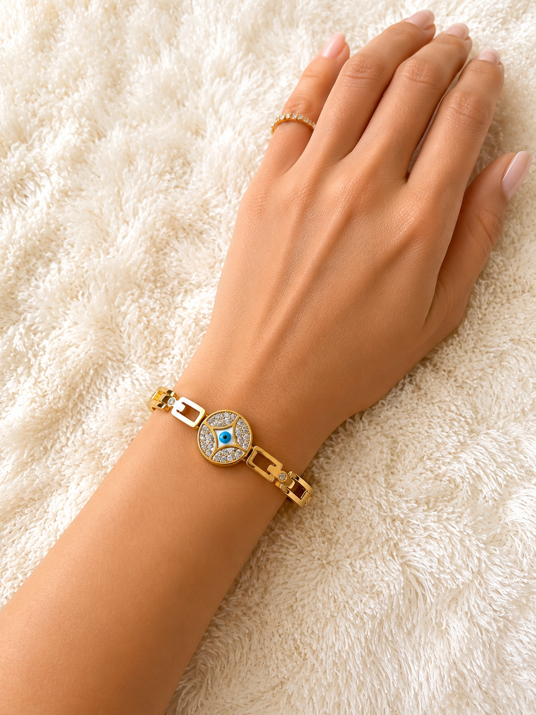 Evil Eye Luxe Crystal Bracelet
