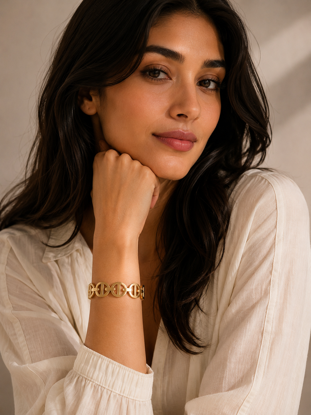 Classic Gold Link Bracelet