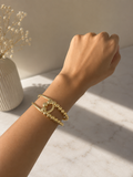 Golden Orbit Cuff Bracelet