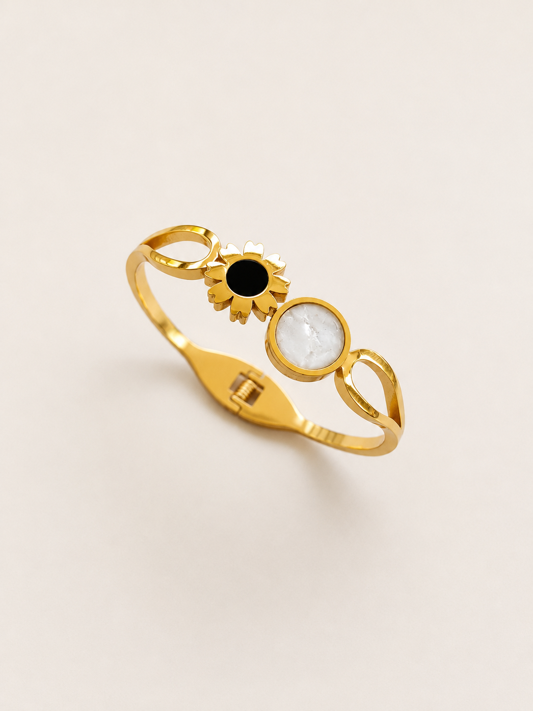 Kids Sunflower Charm Bangle
