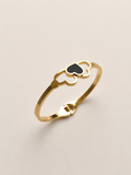 Kids Double Heart Bangle