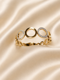 Crystal Circle Link Bracelet