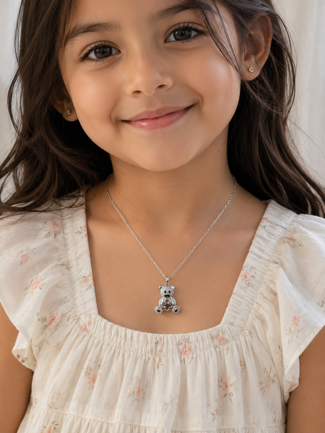 Teddy Bear Kids Necklace
