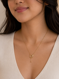 Modern Link Pendant Necklace