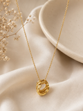 Roman Ring Pendant Necklace