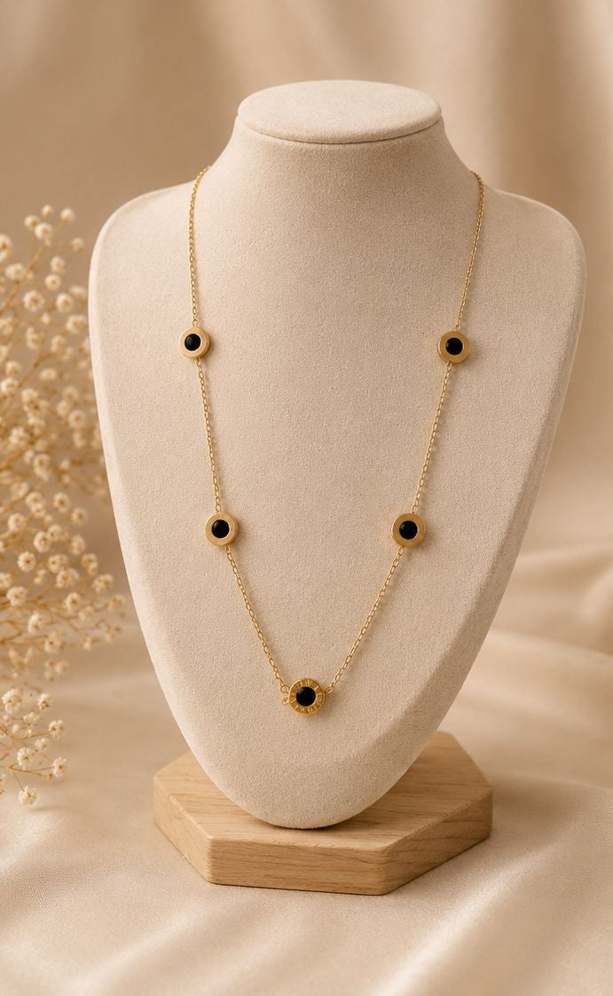 Black Stone Chain
