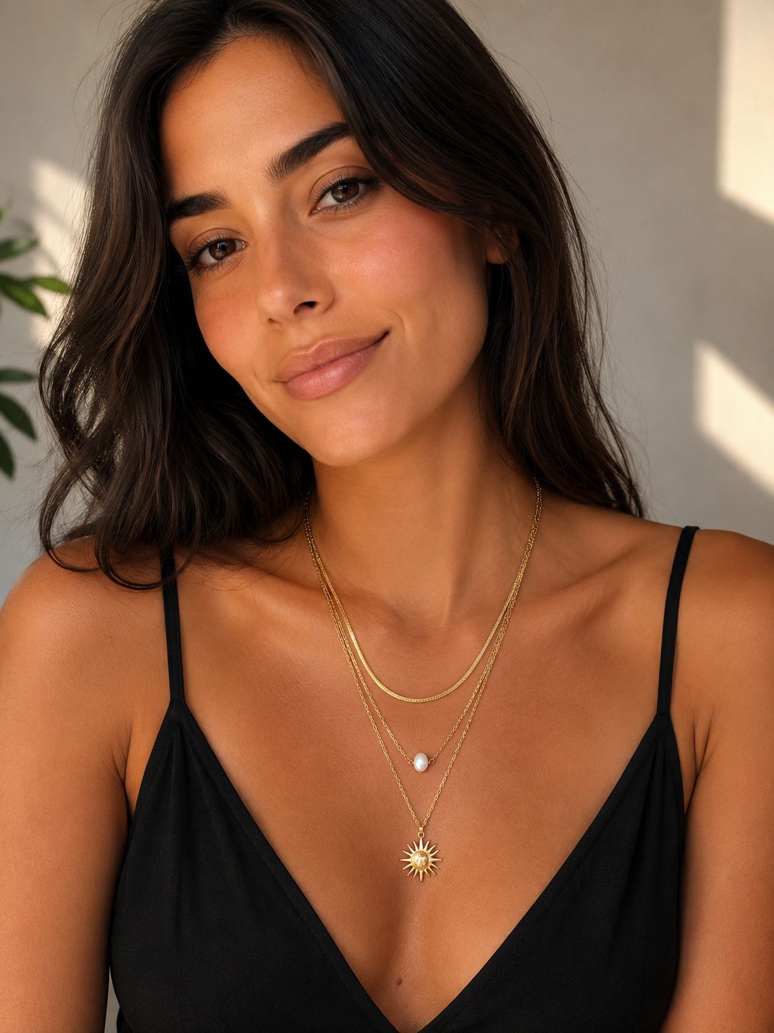Celestial Pearl Layered Necklace