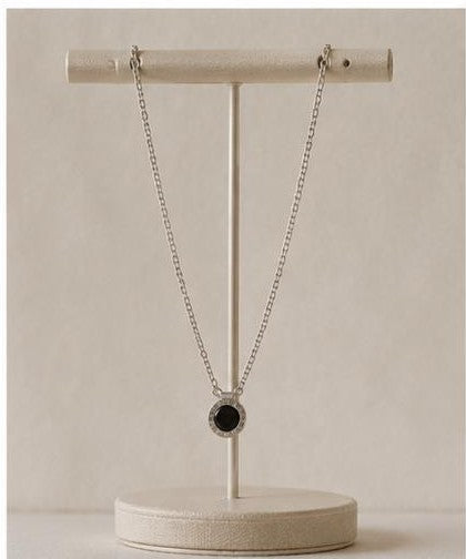 Midnight Halo Pendant Necklace