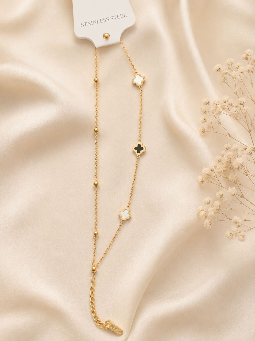 Clover Charm Layered bracelets