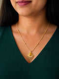 Sunburst Charm Pendant Necklace