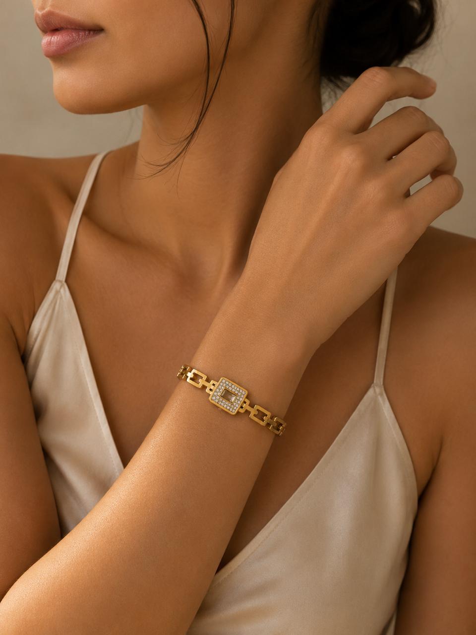 Luxury Crystal Link Bracelet