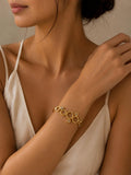 Modern Circle Crystal Bracelet
