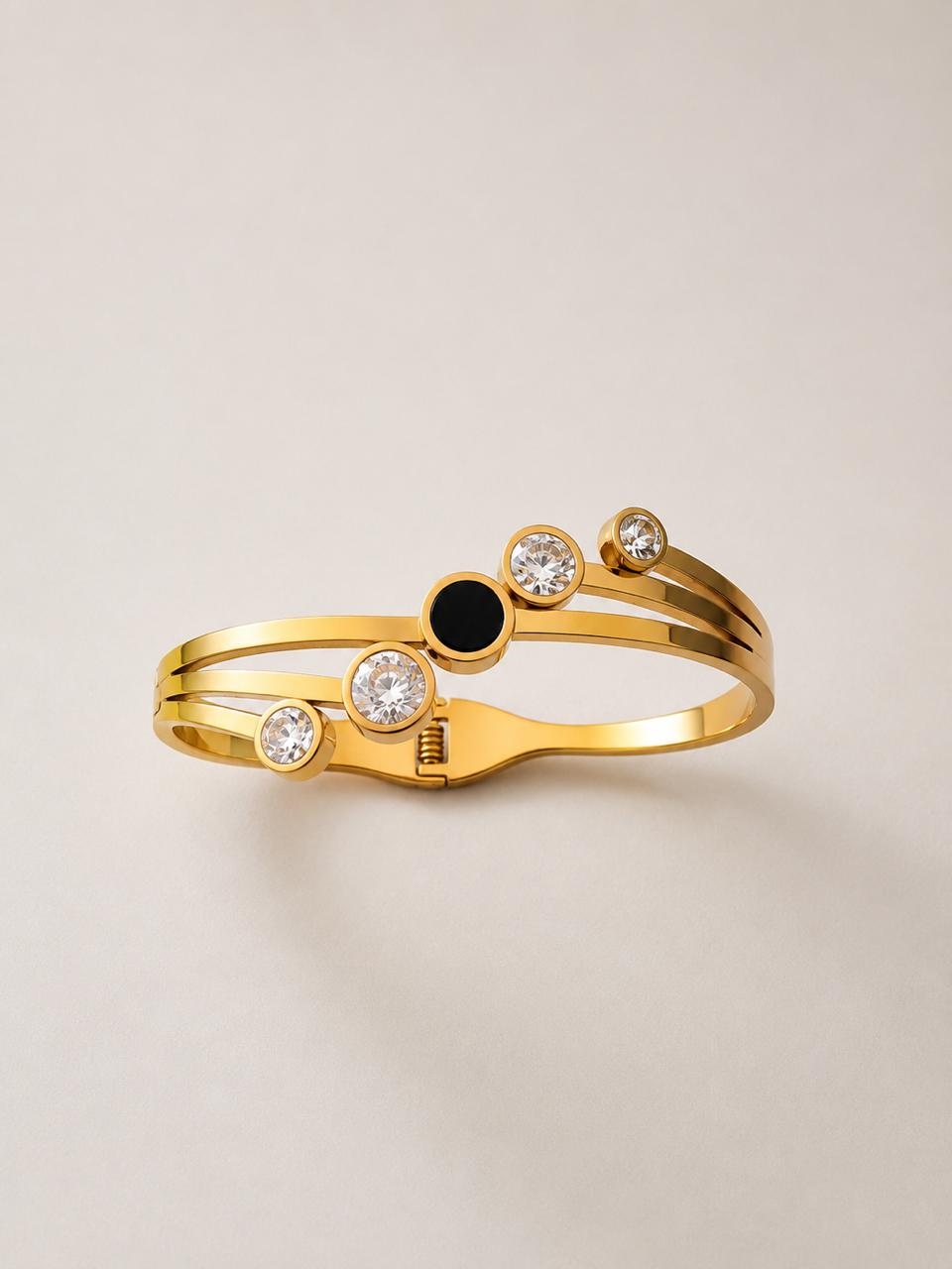 Crystal Accent Gold Bracelet
